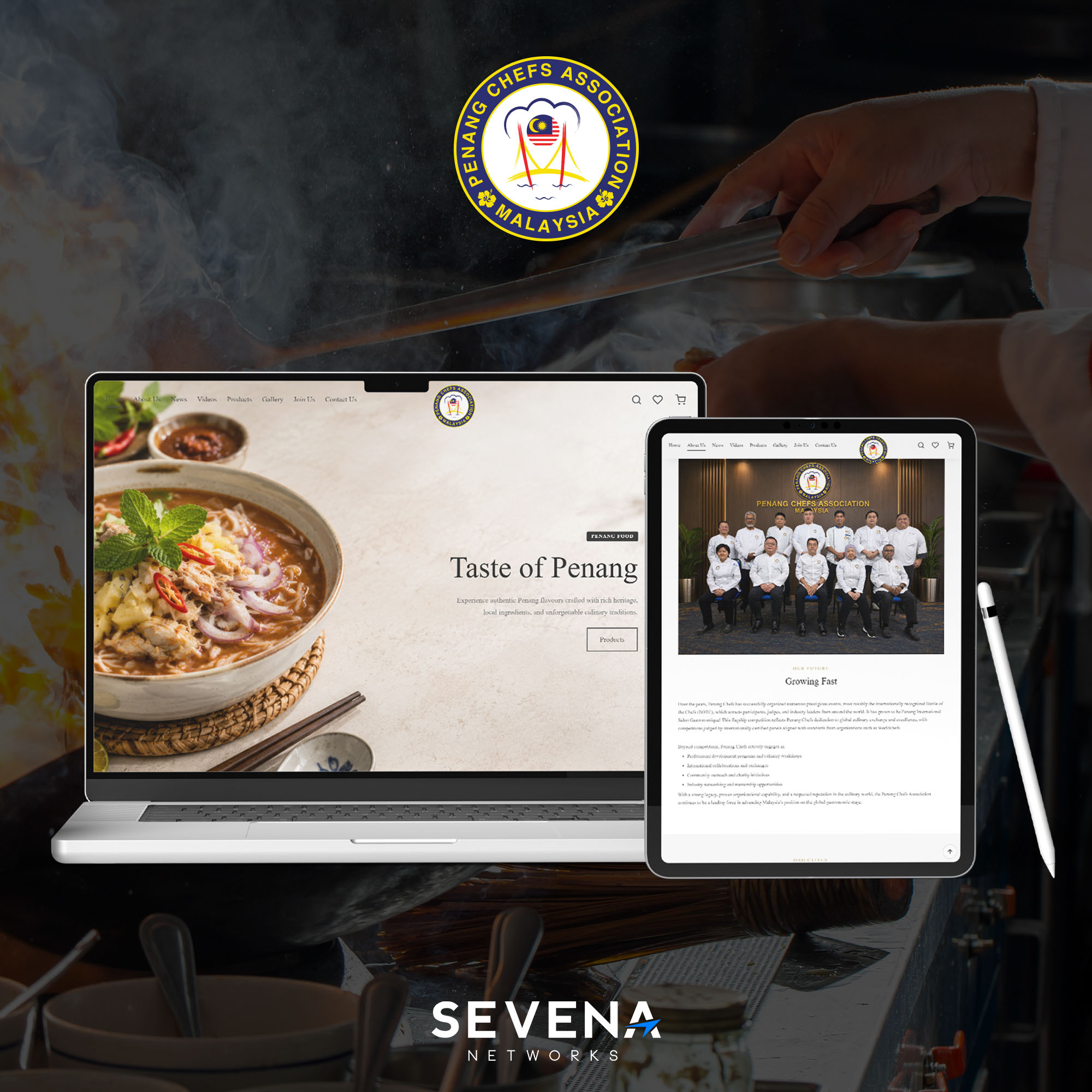 Professional Penang Chef Association Networking Site